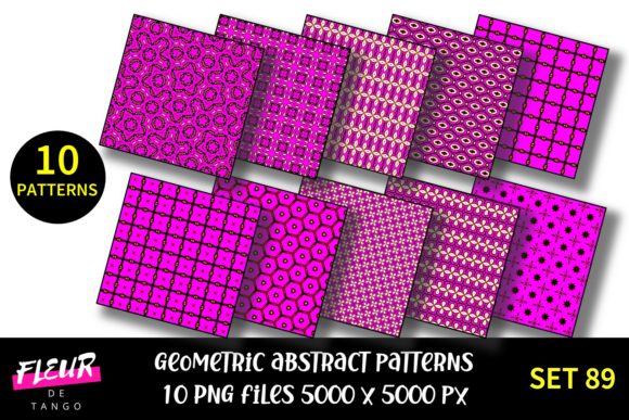 Geometric Patterns Digital Paper Set 89: A Creative Resource for Every Project