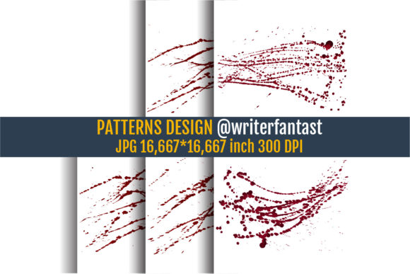 Halloween Bloody Patterns: Design Assets for Bold Creative Projects