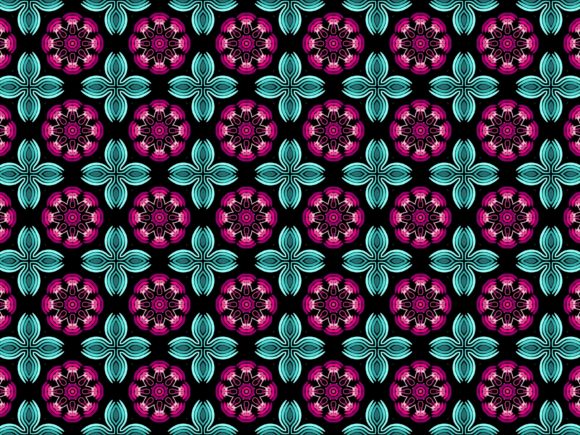Mandala with Twin Batik Patterns: A Versatile Design for Modern Creators