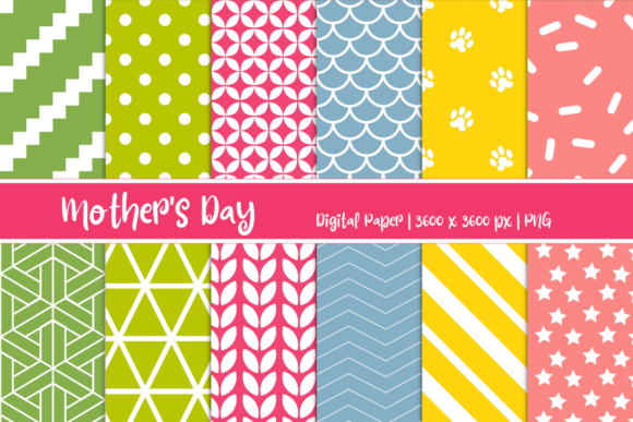 Mother’s Day Patterns Digital Paper: A Versatile Creative Resource for Modern Design and Craft