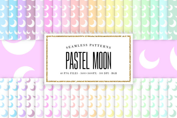 Pastel Moon Seamless Patterns: Strategic Use for Branding, Design, and Long-Term Creative Projects