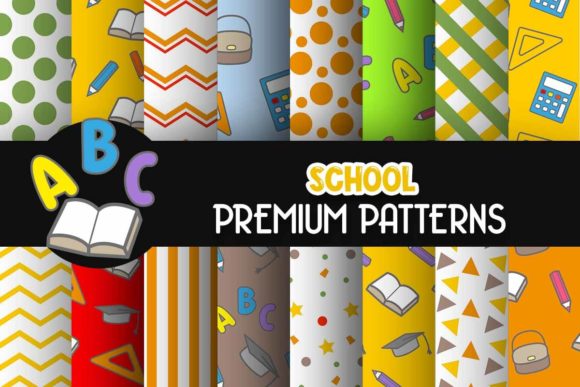 School Digital Papers Patterns: A Creative Resource for Modern Projects