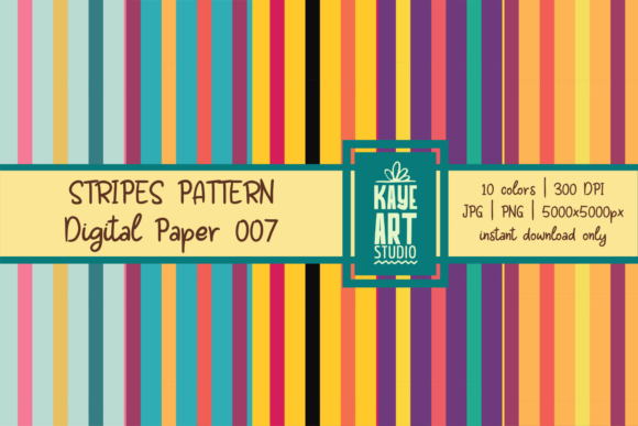 Stripes Digital Patterns 007