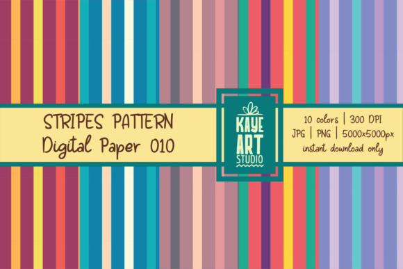 Stripes Digital Patterns 010: Creative Possibilities