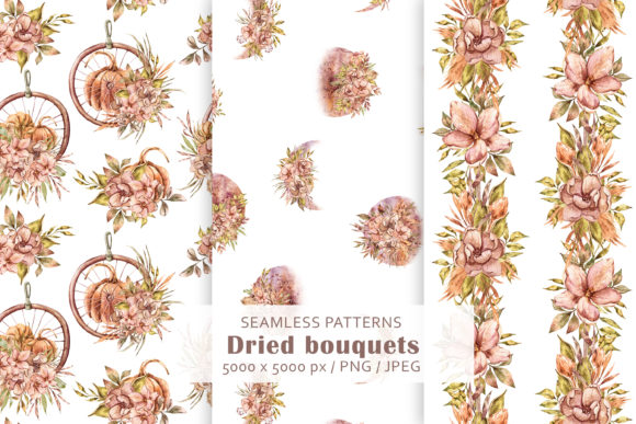 Watercolor Floral Seamless Patterns – Bringing Artistic Flair to Everyday Projects