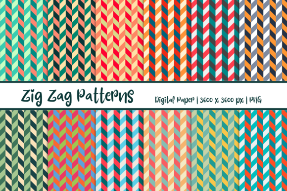 Zig Zag Patterns Digital Paper: Redefining Visual Storytelling for Modern Creators